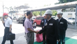 供电专家组莅临我院检查