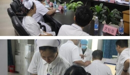 全国综合医院中医药工作示范单位评估组来我院评审