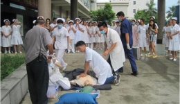 医护联合意外事件应急演练
