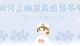 如何正确佩戴前臂吊带