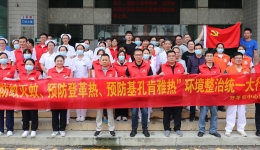 开平市中心医院开展 “防蚊灭蚊、预防基孔肯雅热” 环境整治行动，以实际行动筑牢健康防线​